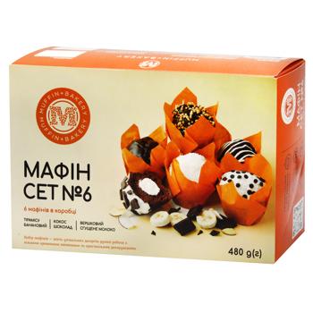 Muffin+Bakery Muffin Set #6 6pcs*80g