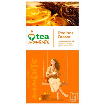 Чай трав'яний Tea Moments Rooibos Dream 1,5г*22шт - купити, ціни на Auchan - фото 1