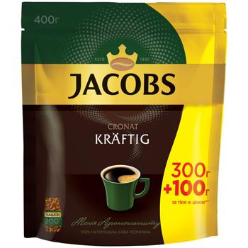 Кава розчинна Jacobs Cronat Kraftig 400г - купити, ціни на METRO - фото 1