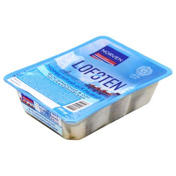Norven In Scandinavian Herring Fillet Pieces in Oil 300g - buy, prices for Biotus - photo 1