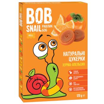 Bob Snail Candy Persimmon-orange Without Sugar 120g - buy, prices for ULTRAMARKET - photo 1