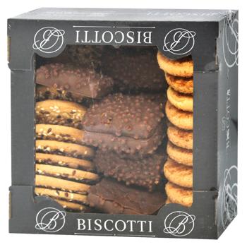 Печенье Biscotti Делицио микс 450г - купить, цены на Идеал - фото 1