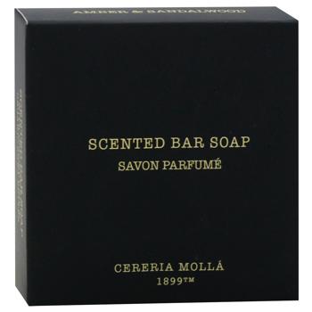 Мыло твердое Cereria Molla Amber & Sandalwood 100г - купить, цены на - фото 3