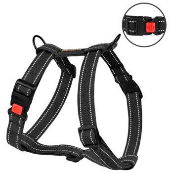 Barksi BronzeDog Сotton Н шлея для собак S - чорний - купить, цены на MasterZoo - фото 3