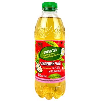Tea Subota strawberries with cream 900ml Ukraine - buy, prices for COSMOS - photo 1