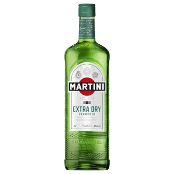 Вермут Martini Extra Dry білий сухий 18% 1л