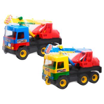 Игрушка Wader Middle truck кран 39226