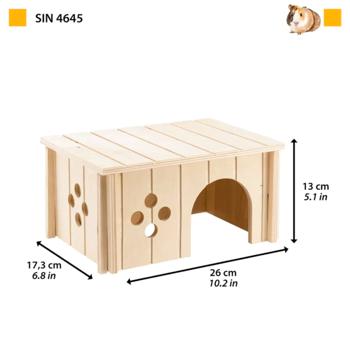 Ferplast Sin 4645 Rodent House 13x26x17.3cm - buy, prices for MasterZoo - photo 2