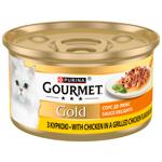 Gourmet Gold Sauce Deluxe Wet Food with Chicken for Cats 85g