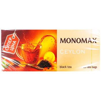 Monomax Ceylon Black Tea 1.5g*25pcs - buy, prices for COSMOS - photo 1
