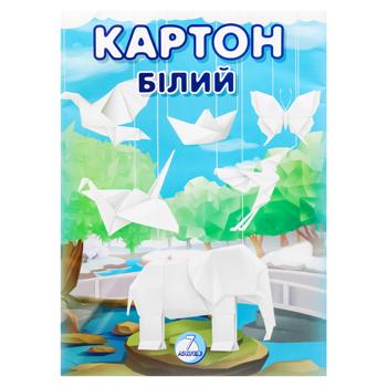 White Cardboard 200g/m3 7 Sheets - buy, prices for NOVUS - photo 1