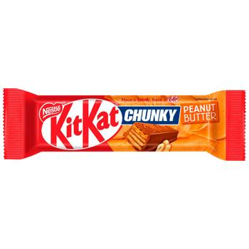 Батончик NESTLÉ® KITKAT® Chunky Арахісова паста в молочному шоколаді 42г - купити, ціни на Grono - фото 1