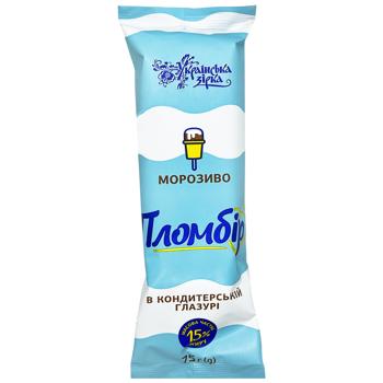 Мороженое Українська Зірка Пломбир в кондитерской глазури 75г