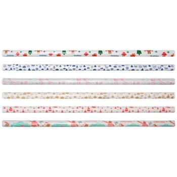 Папір для пакування подарунків Love&Home New Year 0,7х1м в асортименті