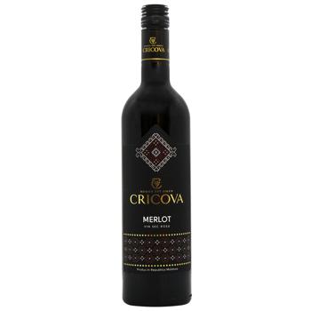 Cricova Merlot National Red Dry Wine 12.5% ​​0.75l - buy, prices for Epicentr FOOD - photo 1