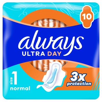 Always Ultra Normal 1 Sanitary Pads 10pcs - buy, prices for METRO - photo 6