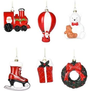 Підвіска Koopman Новорічна 11см в асортименті - купити, ціни на Auchan - фото 1