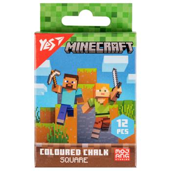 Мел цветной Yes Minecraft квадратный 6 цветов 12шт - купить, цены на Идеал - фото 4