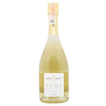 Вино игристое Albert Bichot Cremant de Bourgogne Extra Brut Blanc de Blancs Pure белое брют 12% 0,75л - купить, цены на WINETIME - фото 1