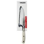 Нож сантоку Vinzer Ivory Line 12,6см