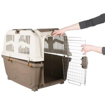 Контейнер-переноска Trixie Skudo 1 для собак та котів до 12кг 30x32x49см коричневий - купити, ціни на - фото 3