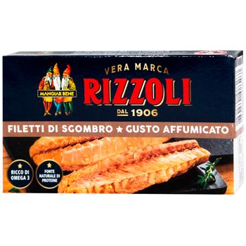 Скумбрія Rizzoli філе копчене 90г - купити, ціни на МегаМаркет - фото 1