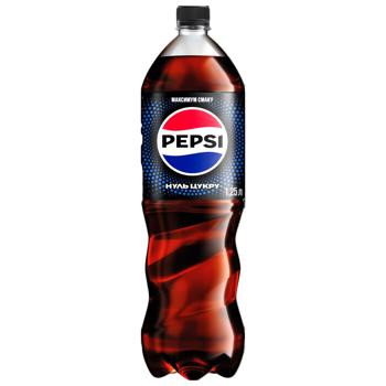 Pepsi Black Carbonated Drink 1.25л