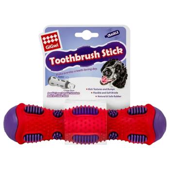 Іграшка для собак GiGwi Toothbrush Stick 21 см - купити, ціни на MasterZoo - фото 1