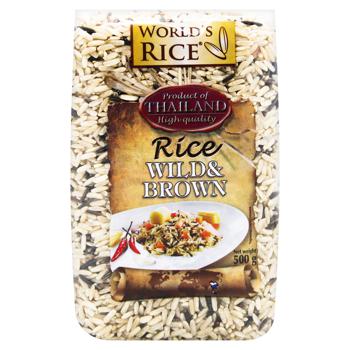 World's Rice Wild+Brown Rice 500g - buy, prices for MegaMarket - photo 2