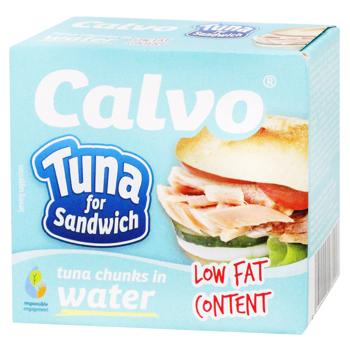 Calvo Sandwich Tuna in Its Own Juice 142g