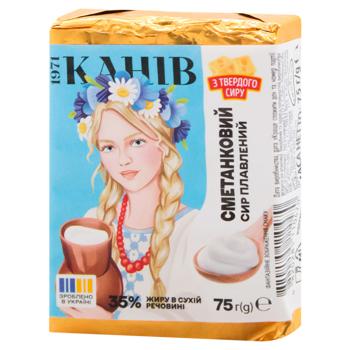 Сыр плавленый Канів Сметанковый 40% 75г