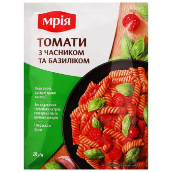 Mriia Tomatoes with Garlic and Basil Seasoning 20g - buy, prices for NOVUS - photo 1