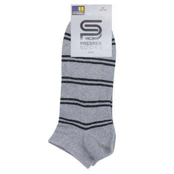 Шкарпетки Premier Socks Економ чоловічі короткі р.27 смужка - купити, ціни на NOVUS - фото 1