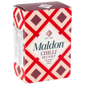 Сіль пластівцями з перцем чилі 100г. Maldon - купити, ціни на Grono - фото 2