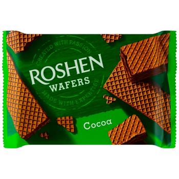 Вафлі Roshen Wafers Choco 216г - купити, ціни на Чудо Маркет - фото 1