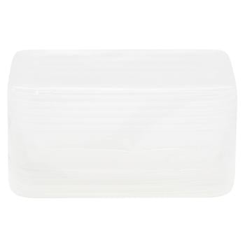 ТСМ Rectangular Container With Cover 0.35l 6pcs - buy, prices for ULTRAMARKET - photo 1