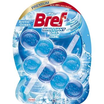 Блок для унітазу Bref Brilliant Gel Арктичний океан 42г*2шт - купити, ціни на Біотус - фото 2