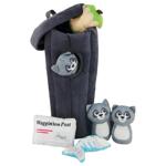 Outward Hound Hide A Raccoon Plush Interactive Dog Toy 32cm