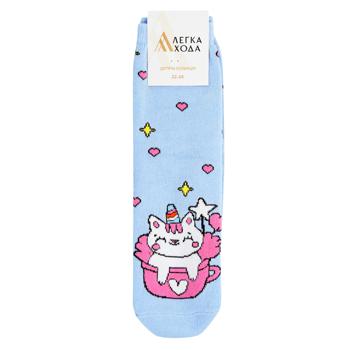 Legka Khoda Children's Socks s.22-24 Light Blue - buy, prices for NOVUS - photo 1