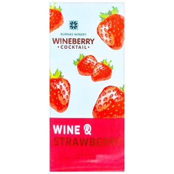 WineBerry Strawberry Red Wine Drink 7.8% 1l - buy, prices for Chudo Market - photo 1
