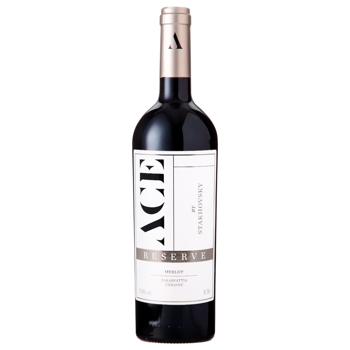 Stakhovsky Merlot Reserve 2018 Dry Red Wine 13.5% 0.75l