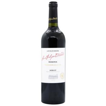 Luis Felipe Edwards Merlot Wine red dry 14% 0.75l - buy, prices for METRO - photo 1