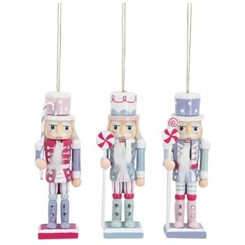 Подвеска Actuel Щелкунчик дерево 14см в ассортименте