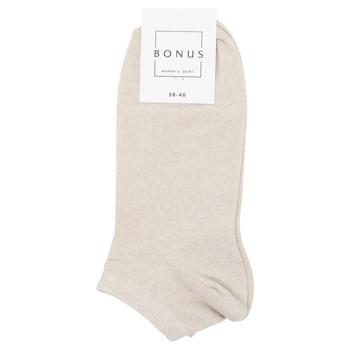 Bonus Women's Socks s.23-25 Gray-Beige - buy, prices for EKO Market - photo 1