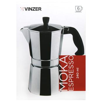 Кавоварка гейзерна Vinzer 6 чашок 240мл - купити, ціни на - фото 2