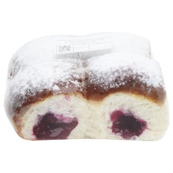 Butter Pampushka with Cherry Filling 50g - buy, prices for - photo 1