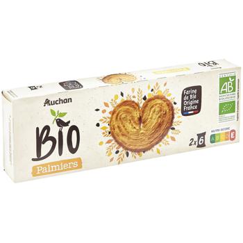 Печенье Auchan Био Ушки 100г - купить, цены на Auchan - фото 1