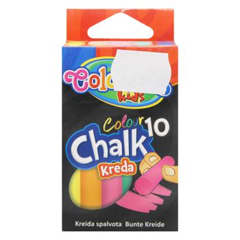 Colorino Kids Dust-free Color Chalk 10pcs - buy, prices for MegaMarket - photo 3