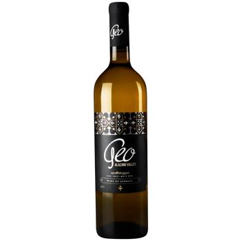 Geo Alazani Valley White Semi-Sweet Wine 12.5% 0.75l - buy, prices for EKO Market - photo 1