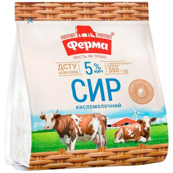 Творог Ферма 5% 350г - купить, цены на Grono - фото 1